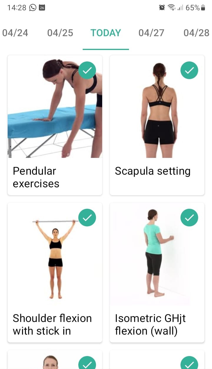 Sternoclavicular injury exercise program